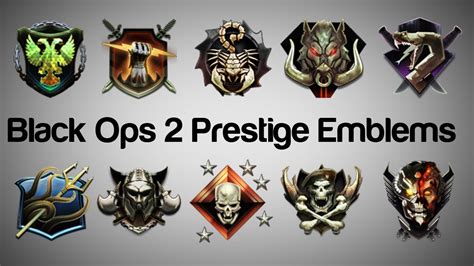 Black Ops Prestige Emblems Master Prestige Emblem Youtube