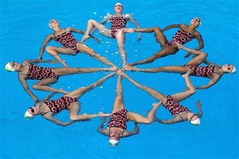 Synchronized Swimming Fantastic Pattern Formation At The London
