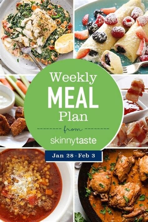 Skinnytaste Meal Plan January 28 February 3 Skinnytaste