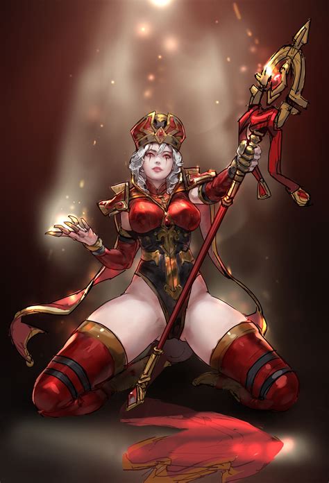 High Inquisitor Whitemane WOW Fanart By Tyler Law Illustrator And