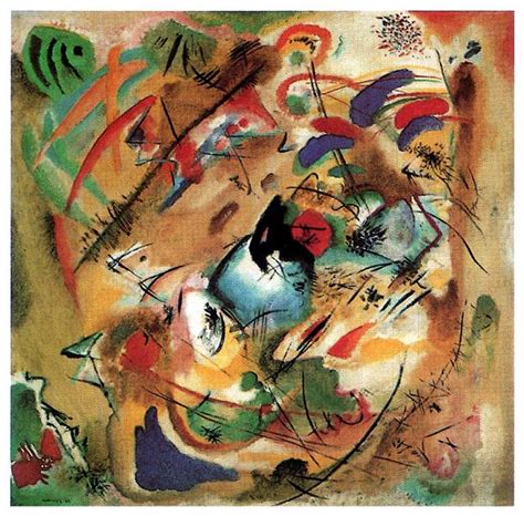 Improvisation Dreamy 1913 Wassily Kandinsky