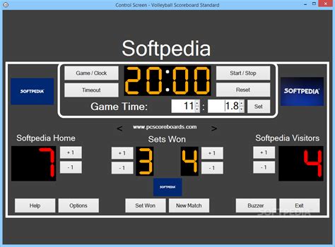 Volleyball Scoreboard Standard Download Keep Track Of The Score In