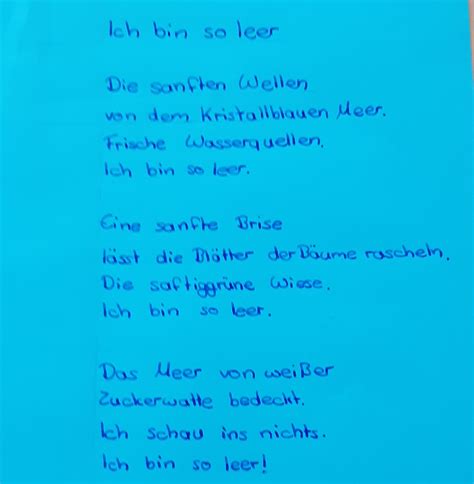 gedicht klasse 10 realschule deutsch arbeitsmaterialien beurteilungsbogen