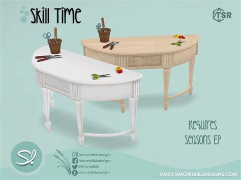 The Sims Resource Skill Time Diy Flower Arranging Table 2