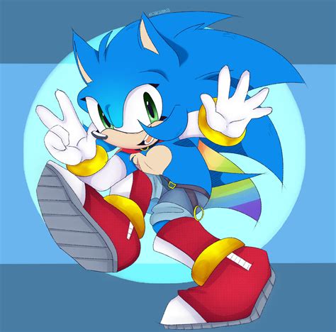 Sonic Channel Sonic Redesigned By Gidgetzz On Deviantart