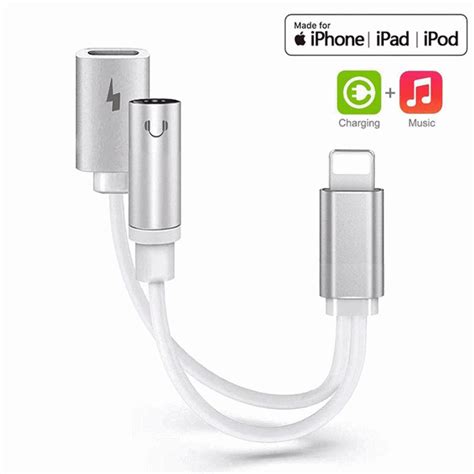 2 In 1 Lightning For Iphone 8 Adapteriphone 8 Plus Adapter Lightning