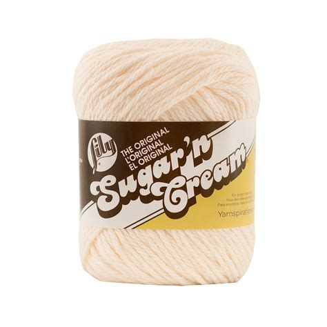 Lily Sugarn Cream The Original Yarn 57g25oz Soft Ecru Walmart