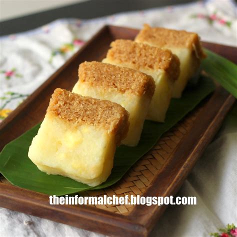 The Informal Chef Cassava Cake Getuk Ubi 木薯糕