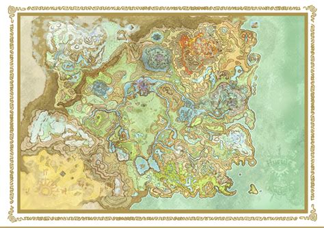 High Resolution Map Of Hyrule