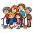 Family Members With Parents And Kids 413724 Vector Art At Vecteezy