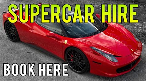 Supercar Hire Worldwide Supercar Rental Youtube