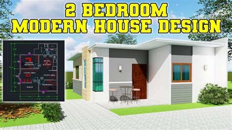 Modern House Design With 2 Bedrooms Youtube