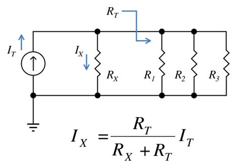 Possible calculation error using current divider rule on a non ideal current source circuit ...