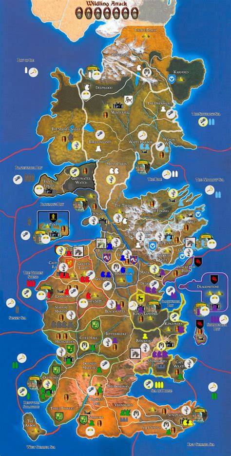 Westeros Seen Here Divided Into Counties Prefectures Or Geographical