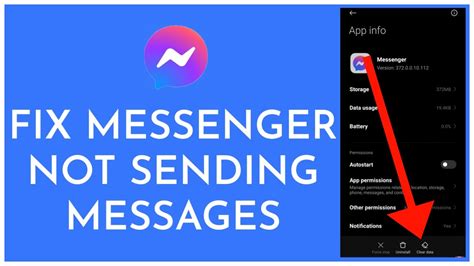 How To Fix Messenger Not Sending Messages Messenger Not Sending