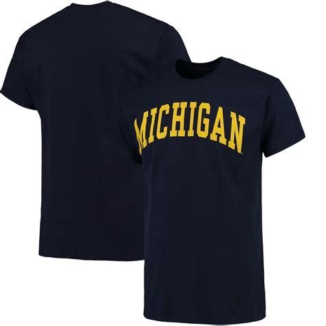 Michigan Wolverines Navy Basic Arch T Shirt