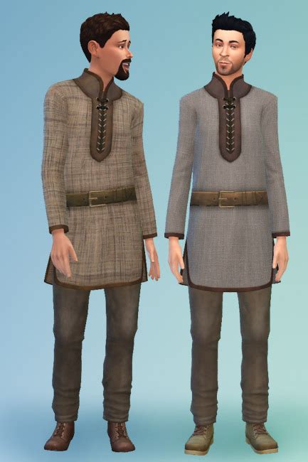 Blackys Sims 4 Zoo Medieval Clothes For Men By Mammut Details