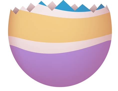 Cracked Easter Egg Lower Part 21492513 Png