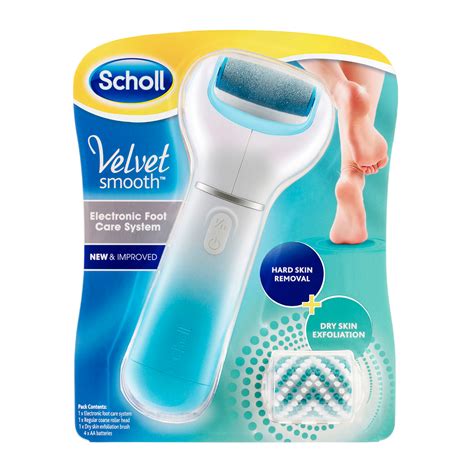 Scholl Velvet Smooth Electronic Foot Care System Foleys Chemist