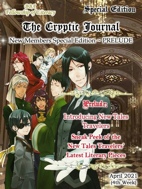 The Cryptic Journal New Members Special Edition Prelude April