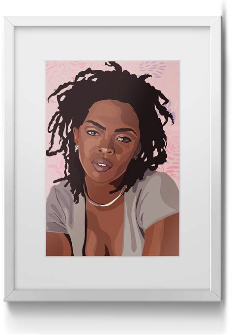 On Sale Lauryn Hill American Rapper Illustration A2 A3 A4 Etsy Lauryn Hill American Rappers