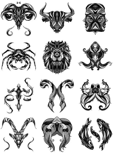 Incredible Illustrations Of Zodiac Signs By Andreas Preis Zodiac