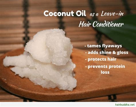 Coconut Oil As A Leave In Hair Conditioner For Frizzy And Damaged Hair Hair Buddha