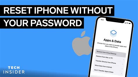 How To Reset Your Iphone Without A Password Youtube