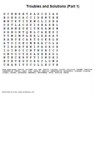 Create Word Search Puzzle