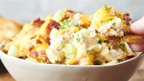 Chicken Bacon Ranch Dip Game Day Appetizer
