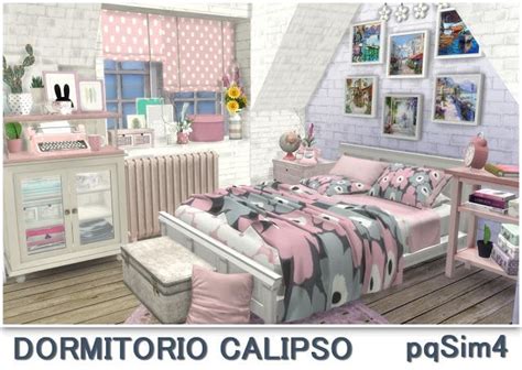 Dormitorio Calipso Sims 4 Custom Content Casa Sims Muebles Para