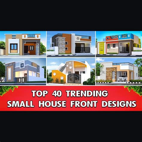 40 Modern House Front Elevation Designs For Single Floor Small House