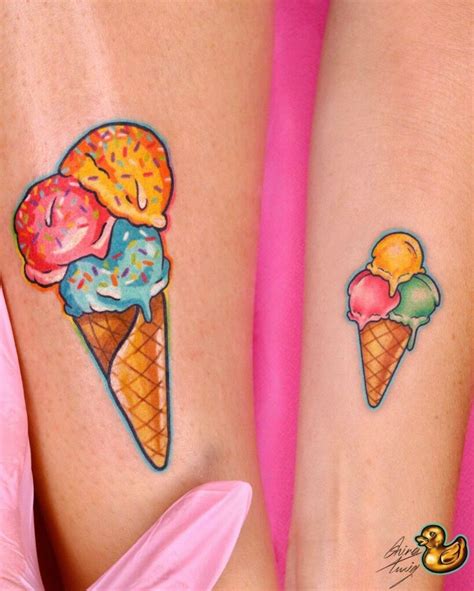 11 Ice Cream Tattoo Ideas You Have To See To Believe