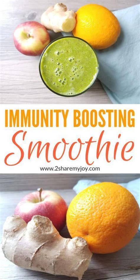 Healthy Immunity Boosting Smoothie With The Best Immune System Boosters Backed Up By Science P