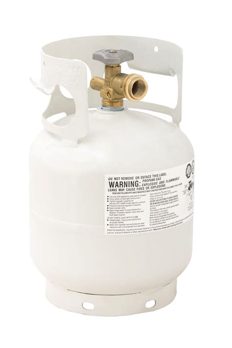 Haus And Garten Empty Propane Gas Cylinder W Overflow Protection Built
