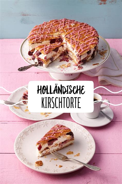 Gerade geht mal wieder eine ganz schön fiese erkältungswelle durch deutschland. Holländer Kirschtorte Rezept | Rezept | Kuchen und torten ...