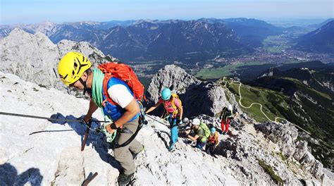 Klettersteigführung Alpspitze Via Ferrata Die Bergführer