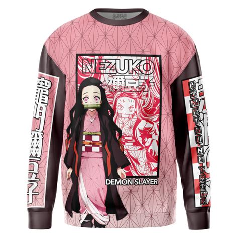 Kamado Nezuko Haori Demon Slayer Streetwear Sweatshirt Anime Ape