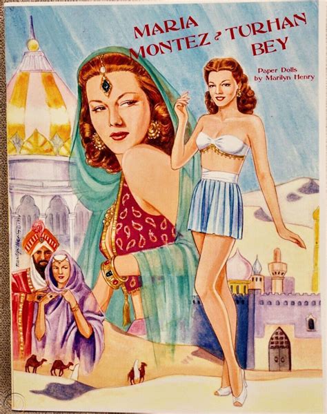 Maria Montez And Turhan Bey Paper Dolls By Marilyn Henry Paper Dolls Great Movies Barbie Paper