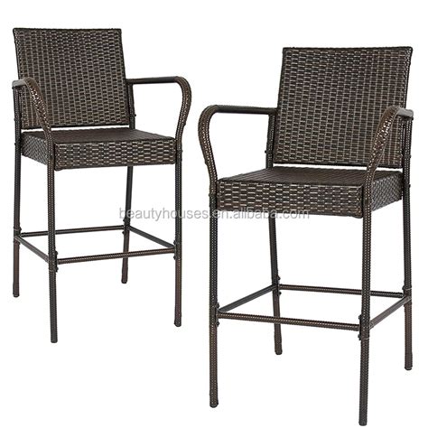 Outdoor Rattan Furniture Wicker Bar Chair High Buy Outdoor Rattan