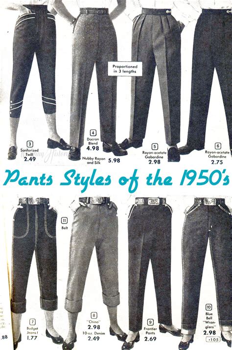 1950 Womens Fashion Pants Digitalarttutorialbeginnerclipstudio