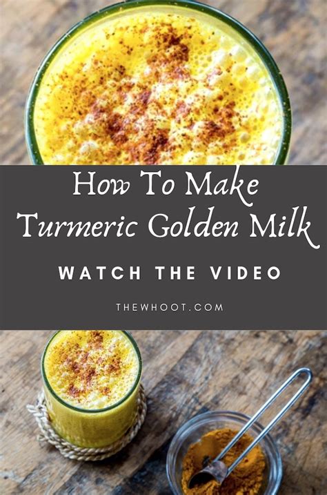 How To Make Turmeric Golden Milk Recipe The Whoot