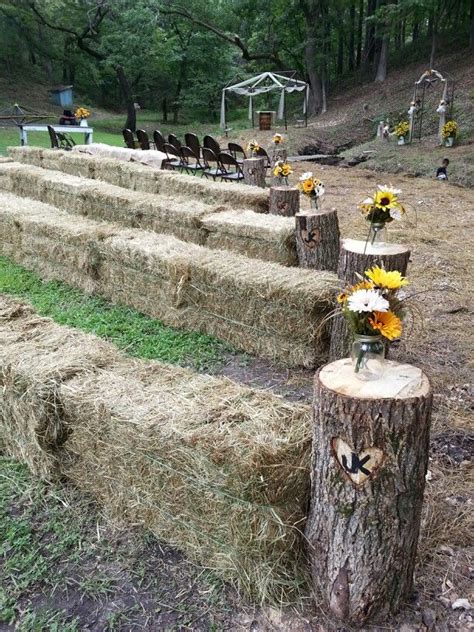 Hay Bale Seating Terrific Idea For A Farm Themed Pop Up Restaurant