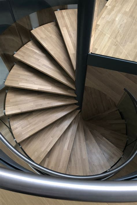 Beautiful Oak Treads On Spiral Stairs Bespoke Staircases Spiral