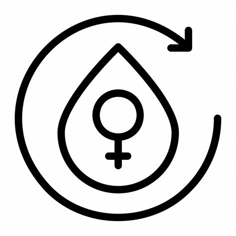 menstrual cycle menstruation ovary medical anatomy uterus icon download on iconfinder