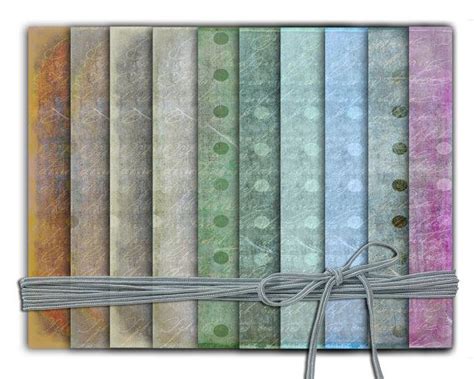Pretty Decorative Papers In 10 Chalky Subtle Colourways Etsy Paper
