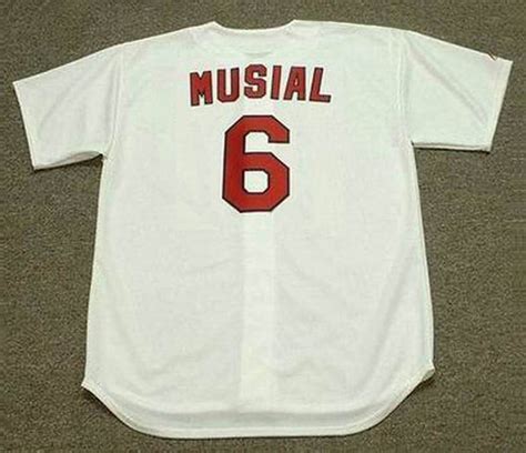 Stan Musial St Louis Cardinals 1962 Majestic Cooperstown Throwback