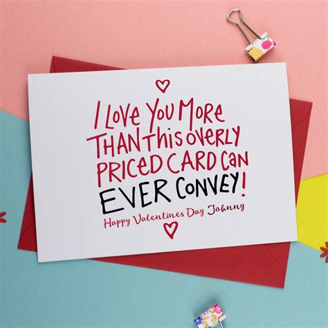 I Love You More Than Anything Valentines Card By A Is For Alphabet