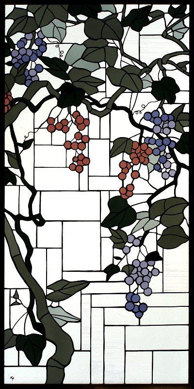 Coloriages gratuits pour les enfants : Vigne / Grapevine | ステンドグラスアート, ガラス造形, 切り絵 図案