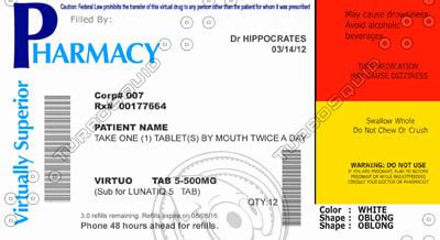 Browse more prescription label vectors from istock. Pill Bottle Labels Printable Pictures to Pin on Pinterest ...